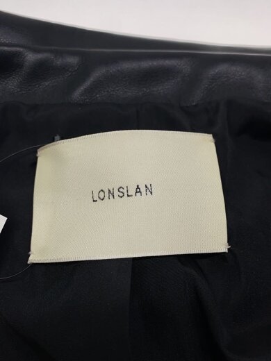 商品画像：LONSLAN/レザージャケット・ブルゾン/M/フェイクレザー/BLK 3