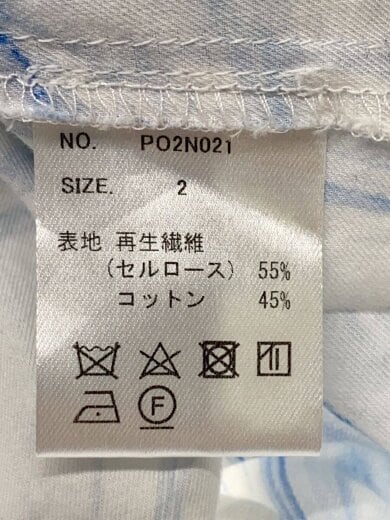商品画像：シャツワンピース/2/--/WHT/総柄/po2n021// 4