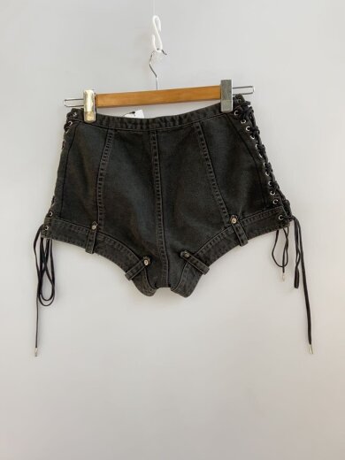 商品画像：ショートパンツ/FREE/デニム/BLK/2AM-0160// 2