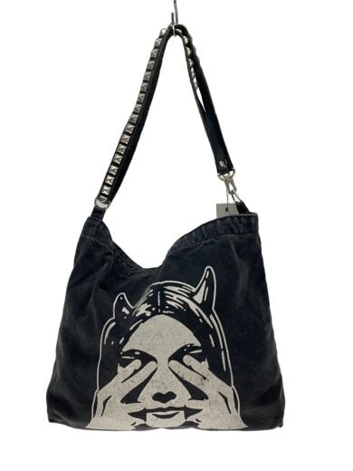 商品画像：ショルダーバッグ/キャンバス/BLK// 1