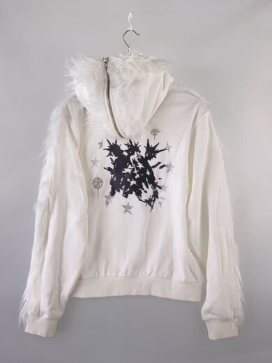 商品画像：y2k/SERONINE.COM/ジップパーカー/M/コットン/WHT// 2
