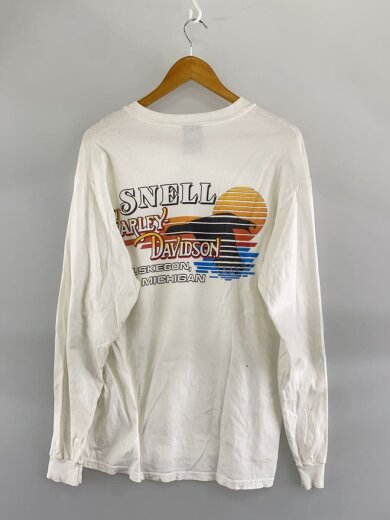 商品画像：長袖Tシャツ/L/コットン/WHT// 2