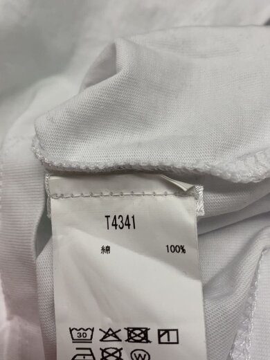 商品画像：長袖Tシャツ/--/コットン/WHT/T4341// 4