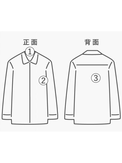 商品画像：長袖シャツ/--/--/BLU/ストライプ// 7