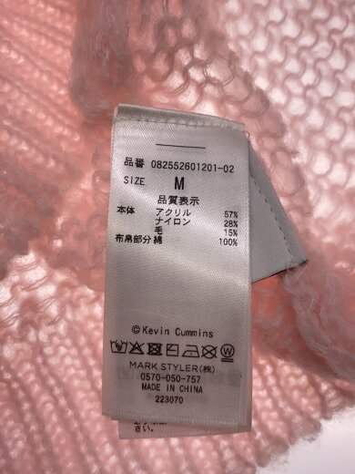 商品画像：ニット・セーター(厚手)/M/アクリル/PNK/082552601201// 4
