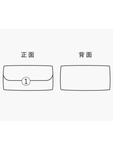 商品画像：2つ折り財布/レザー/BLK/メンズ// 9