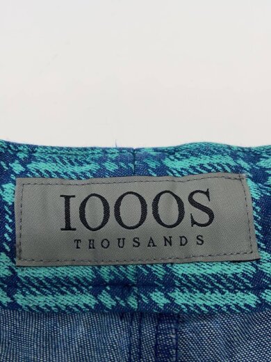 商品画像：IOOOS THOUSANDS/ショートパンツ/L/コットン/BLU/チェック/th-098// 4