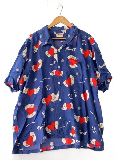 商品画像：Eanbe/アロハシャツ/XL/--/BLU/総柄 1