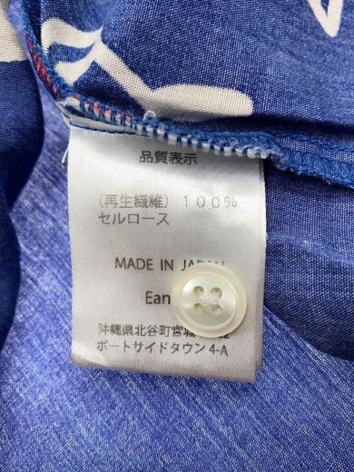 商品画像：Eanbe/アロハシャツ/XL/--/BLU/総柄 4