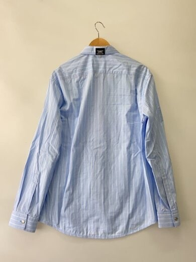 商品画像：長袖シャツ/S/コットン/BLU/ストライプ/24E28OAU96// 2
