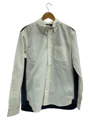 長袖シャツ/M/コットン/WHT/WJ-B901/袖汚れ