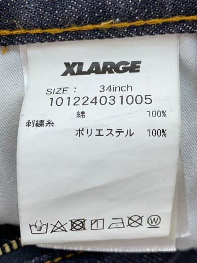 画像：X-LARGEボトム/34/デニム/CRM/101224031005/GRAFFITI DENIM5