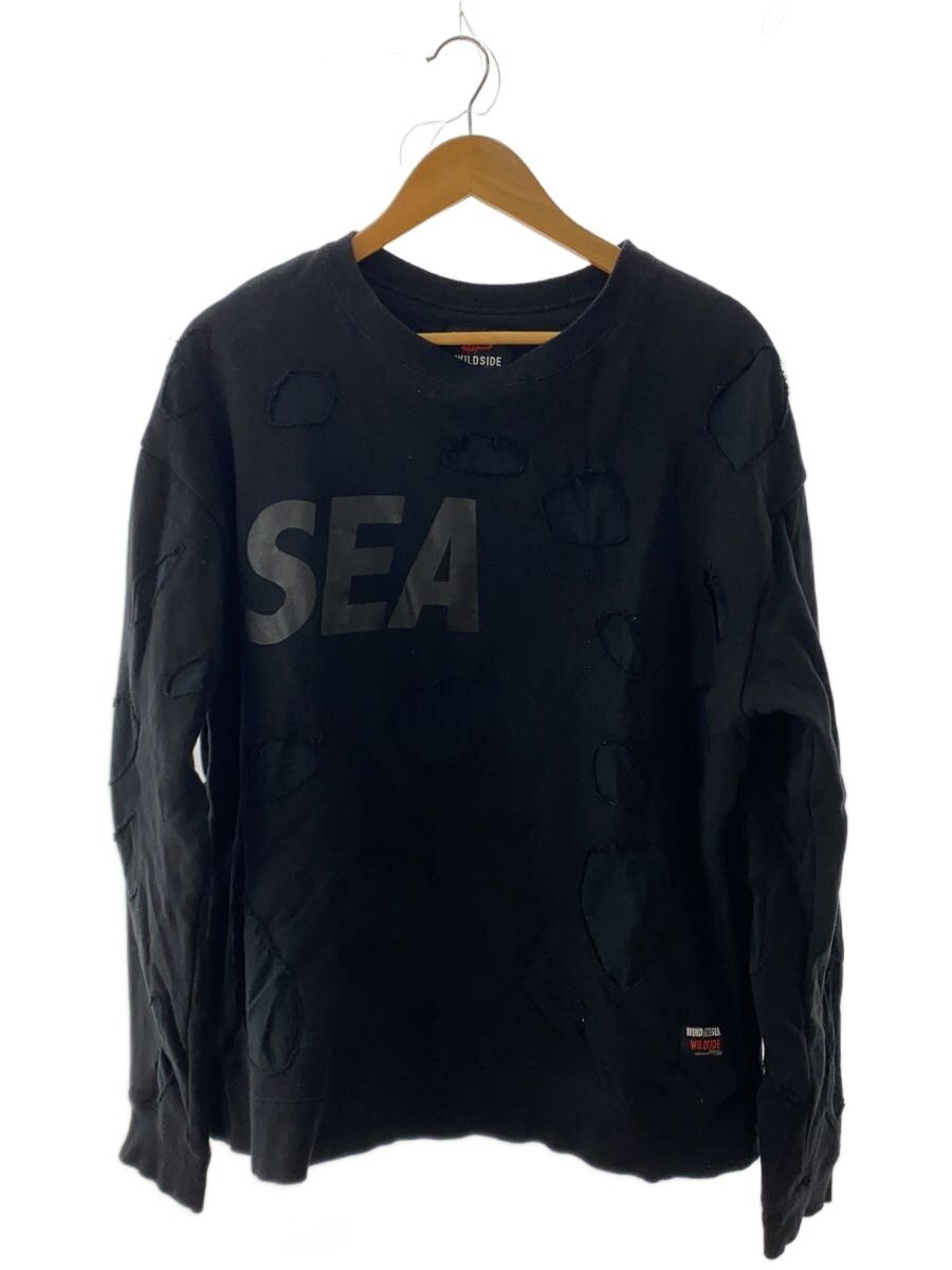 WIND AND SEA × YOHJI YAMAMOTO / 22ss/スウェット/4/コットン/BLK//