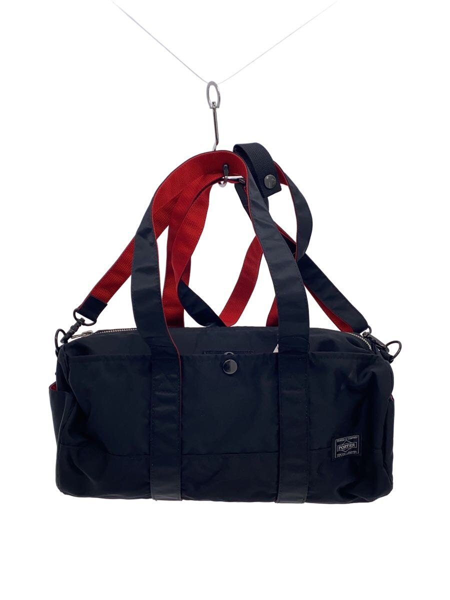 PORTER / エルファインロールボストンバッグ/--/BLK/ILS