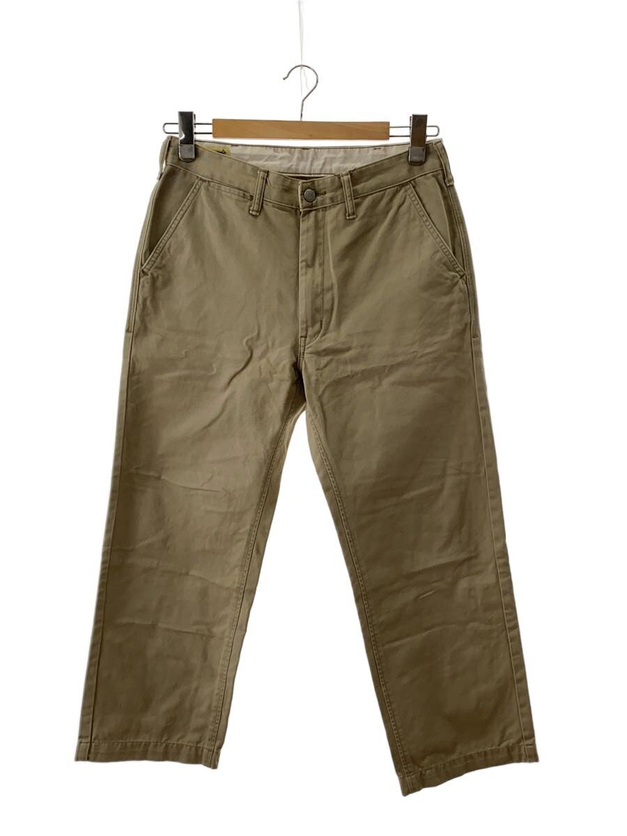 BIG JOHN / ボトム/30/コットン/BEG/無地/M803E