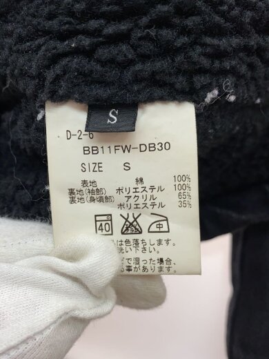 商品画像：ジャケット/S/デニム/BLK/無地 4