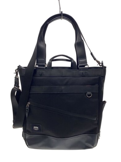 商品画像：トートバッグ/ナイロン/BLK/無地/JRR-2755// 1