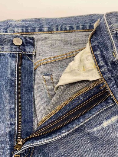 商品画像：502XX/J22/ボトム/33/デニム/IDG/無地/裾ほつれ 3