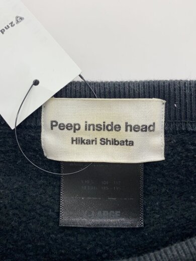 商品画像：柴田ひかり/PEEPinsidehead/スウェット/XL/コットン/BLK// 3