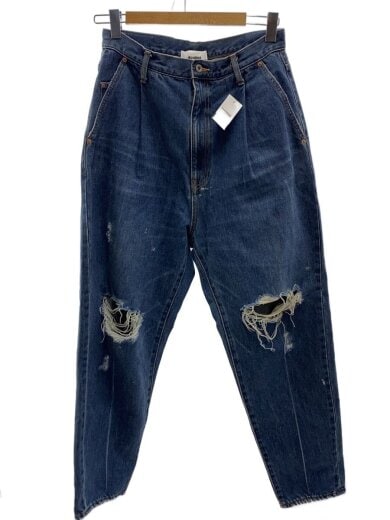 商品画像：ボトム/S/デニム/IDG/DAMAGED SILK DENIM PANTS// 1