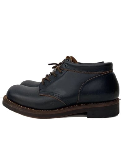 画像：ROLLING DUB TRIOミッドカットワークブーツ/レースアップブーツ/--/BLK/レザー1