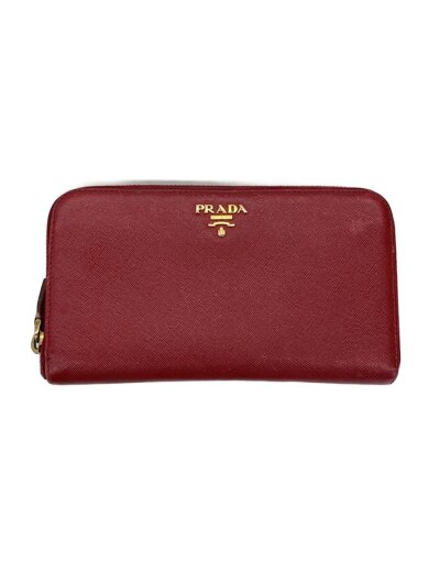 商品画像：長サイフ/牛革/RED/レディース 1