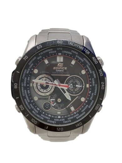 商品画像：ソーラー腕時計/アナログ/ステンレス/GRY/SLV/CASIO5061 1