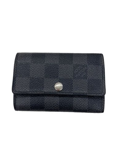 商品画像：ミュルティクレ6_ダミエ・グラフィット/レザー/BLK/総柄/メンズ 1