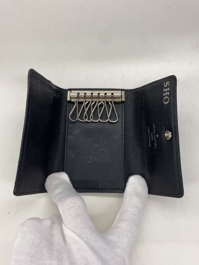 商品画像：ミュルティクレ6_ダミエ・グラフィット/レザー/BLK/総柄/メンズ 4