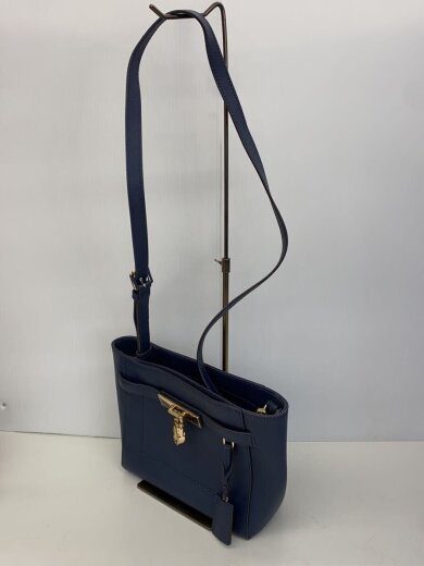 商品画像：ショルダーバッグ/レザー/NVY/無地/AP-1706 2