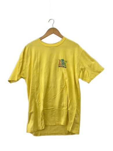 商品画像：バックプリント/アートデザイン/Tシャツ/L/コットン/YLW/無地// 1