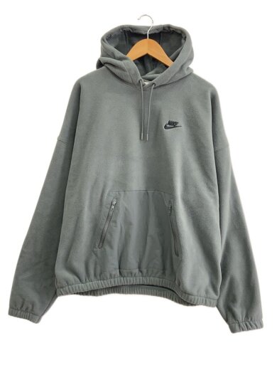 商品画像：クラブフリースプルオーバーパーカー/XL/ポリエステル/GRY/無地/FB8389-068// 1