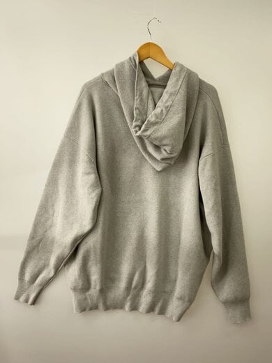 商品画像：CASHMERE KNIT OVER HOODY/パーカー/3/コットン/GRY/無地/MT-KA5// 2