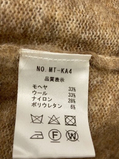 商品画像：WOOL MOHAIR KNIT POLO SHIRT/ニット・セーター(厚手)/ウール/BEG/無地/MT-// 4