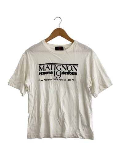 商品画像：Tシャツ/38/コットン/WHT// 1