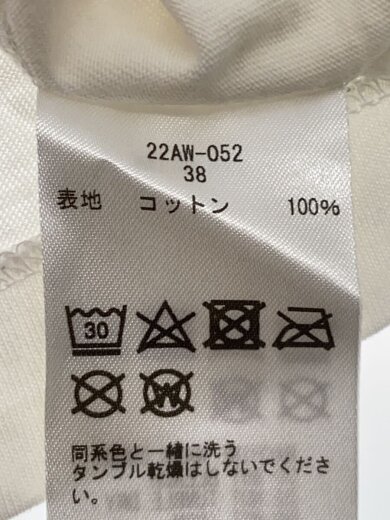 商品画像：Tシャツ/38/コットン/WHT// 4