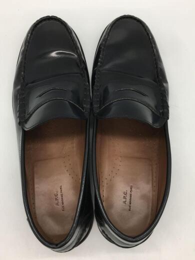 画像：A.P.C.ローファー/44/BLK/コインローファー4