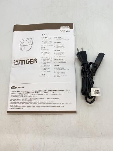 画像：TIGER電気圧力鍋 COOKPOT COK-A2208
