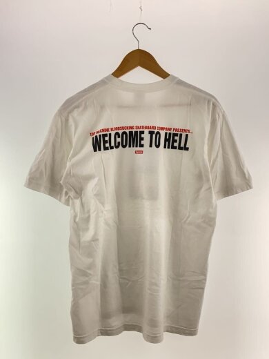 商品画像：TOY MACHINE WELCOME TO HELL TEE/24SS/白/Tシャツ/M/コットン/WHT 2