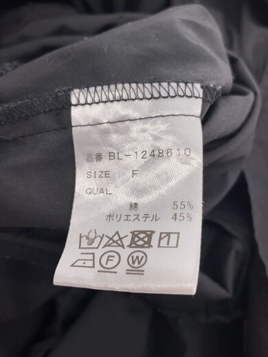 商品画像：半袖ブラウス/FREE/コットン/BLK/無地/BL1248610 4