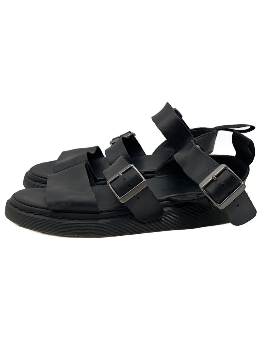 Dr.Martens / サンダル/UK8/BLK/レザー