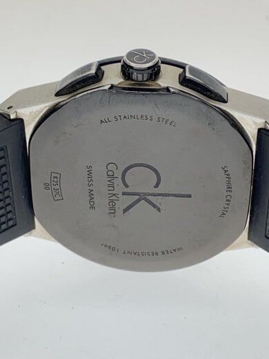 商品画像：クォーツ腕時計/アナログ/ラバー/BLK/BLK/K2S 37C 3