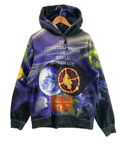 画像：Supreme × UNDERCOVERPublic Enemy Hooded Sweatshirt/パーカー/L/コットン/マルチカラー//1