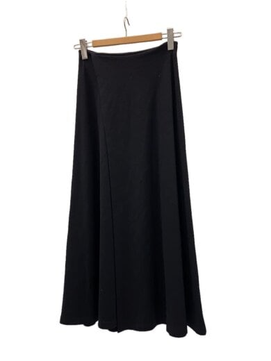 商品画像：ロングスカート/--/ウール/BLK/無地/YM-T37-132 1