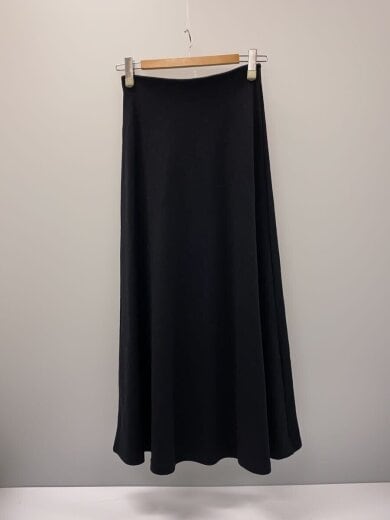 商品画像：ロングスカート/--/ウール/BLK/無地/YM-T37-132 2