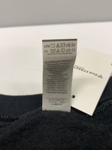 商品画像：スウェット/XL/コットン/BLK/無地 4