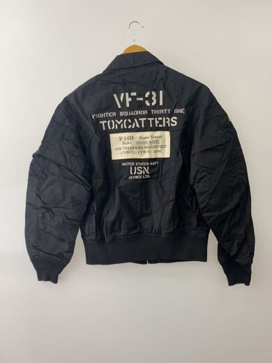 商品画像：フライトジャケット/M/ナイロン/BLK/783-5152005// 2