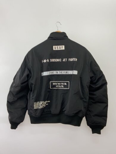 商品画像：ジャケット/M/ポリエステル/BLK/783-4252036 2