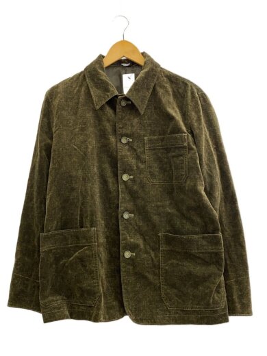 商品画像：ジャケット/M/ベロア/KHK/無地// 1