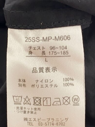 商品画像：ナイロンジャケット/L/ナイロン/BLK/25SS-MP-M606// 4